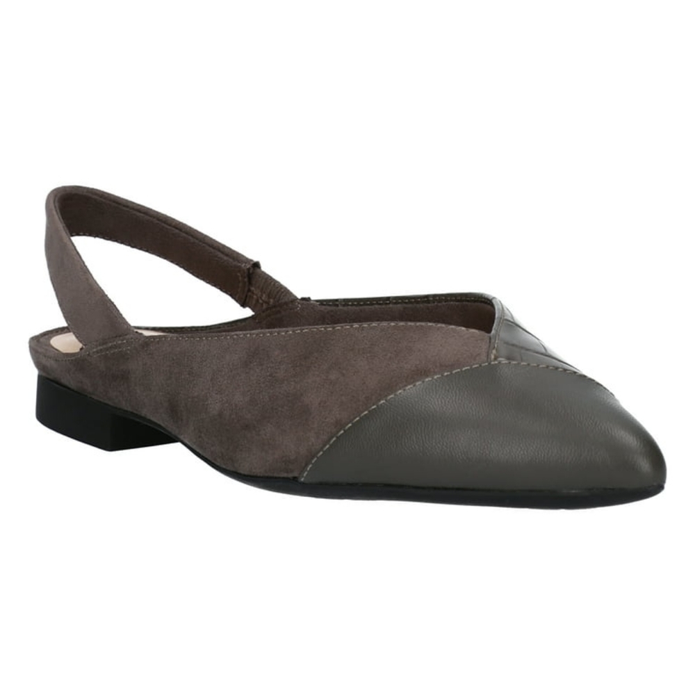 NIB Bella Vita Milla Women’s Slingback Flats Shoes in Grey size 9.5W